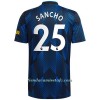 Camiseta de fútbol Manchester United Jadon Sancho 25 Tercera Equipación 2021/22 - Hombre